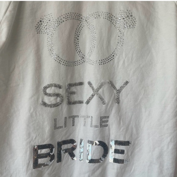 Victoria’s Secret Sexy Little Bride White Zip-Up Sequin Hoodie - Picture 5 of 5